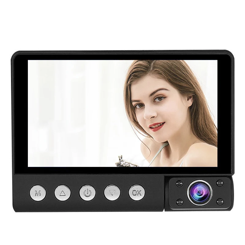 C9-3-Lens-Car-DVR-Camera-4-inch-LCD-1080p-IR-Night-Vision-WDR-Dash-Cam