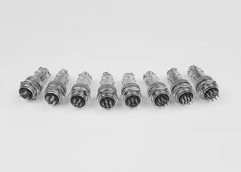 

10sets GX20 Aviation Connector Male & Female 2/3/4/5/6/7/8/9/10/12/14/ Pin Diameter 20mm Aviation Plug Socket Circular Connector