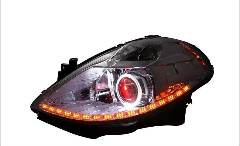 Drl лампа Assessoires Cob Automovil Neblineros Led Para Автомобильные фары в сборе 08 09 10 11 12 13 14 для Nissan Tiida