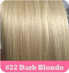 ZZHAIR, 100 г-140 г, 1"-24", волосы remy для машинного производства, 6 шт. в наборе, человеческие волосы для наращивания на заколках, набор на всю голову, Натуральные Прямые Волосы - Цвет: #22