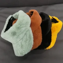 Женская шапка, Корейская осенняя и зимняя мода, дикая плюшевая бейсбольная кепка, Студенческая японская литературная Кепка, Мужская бейсболка