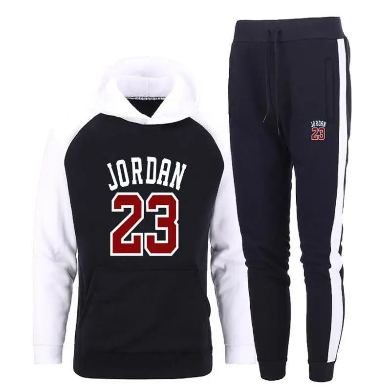 

Conjuntos de ropa de marca para hombre C23, sudaderas informales de dos piezas, sudaderas de algodn para hombre, sudaderas con