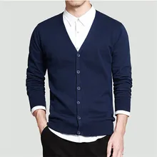 Повседневное v-образным вырезом свитер, мужской кардиган slim fit Трикотаж Шерстяные Tace& Shark бренд мужской свитер деловой мужской кардиган