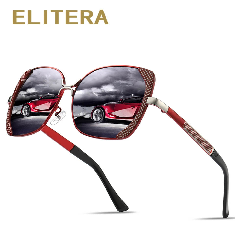 Женские винтажные солнцезащитные очки ELITERA брендовые дизайнерские