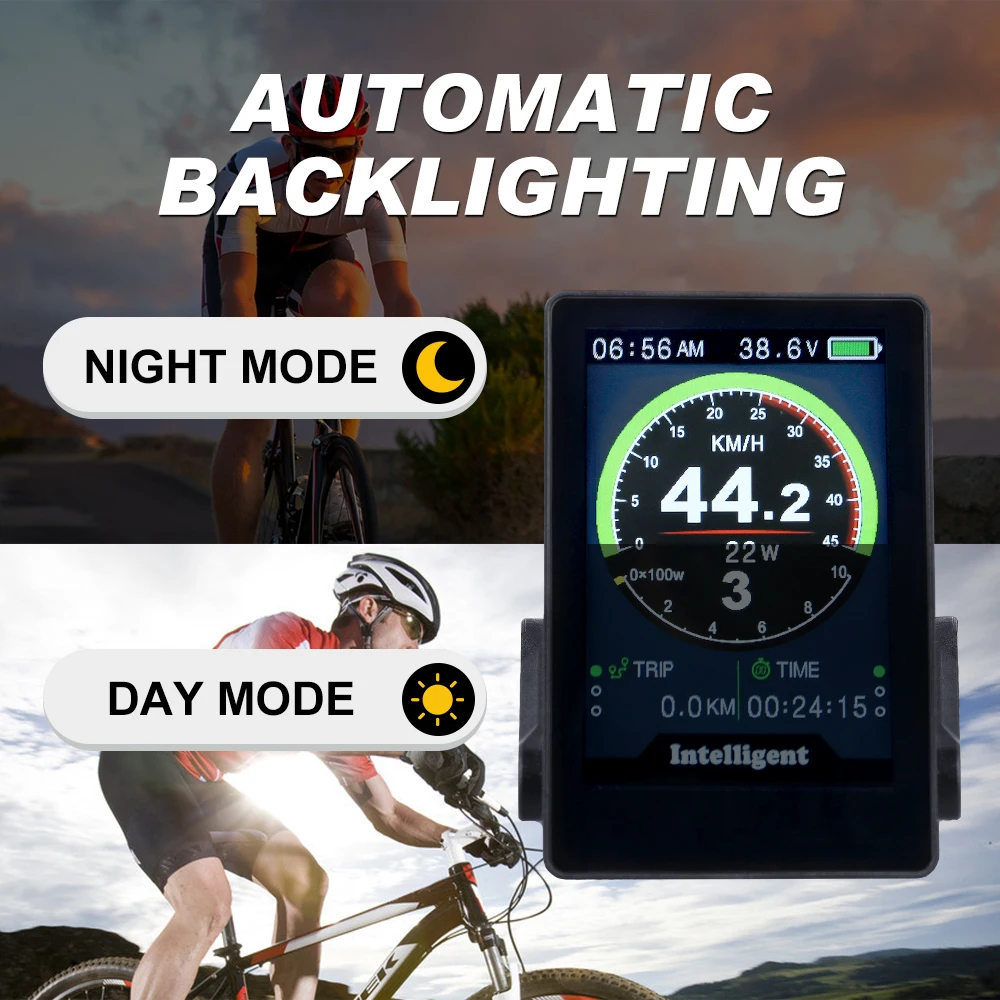 860C электрический велосипедный Спидометр Ebike дисплей для bafang BBS серии среднемоторный привод комплект 3,5 дюймов ips красочный экран