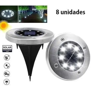

4pcs Solar Powered Ground Deck Light Outdoor Street LED Solar Energy Light Light Waterproof Solar Lights For Garden Decoration