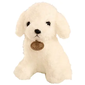 

Super Cute simulation teddy dog plush toys dolls Wearing scarf wear clothes poodle Doll dogs for children birthday gifts