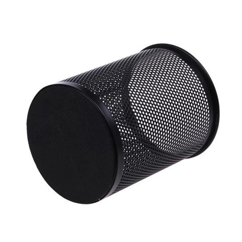 Round Mesh Pencil Pen Stationery Holder Container Organizer Office Supplies pen holder,pen and brush holder