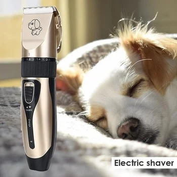 

Pet Dog Grooming Clipper Hair Professional Electrical Trimmer Rechargeable Grooming Tool Low-noise Pet Haircut Shave Machine Set