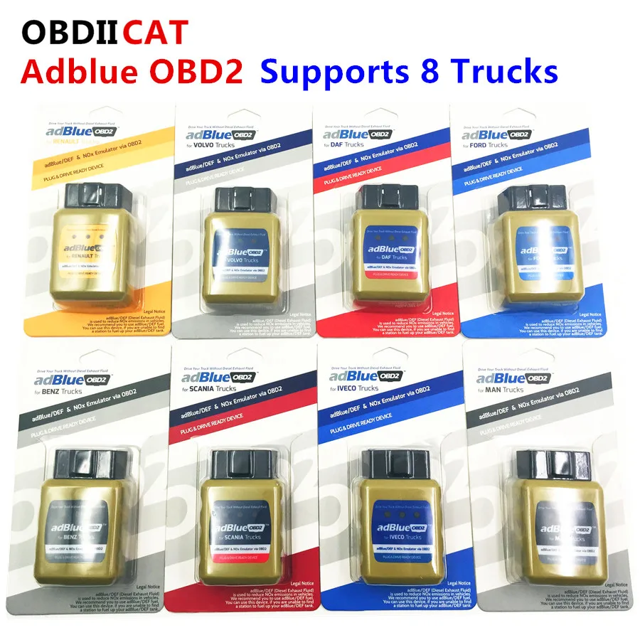 Новое поступление эмулятор Adblue OBD2 для грузовика AdblueOBD2 Nox 8 моделей дизельных