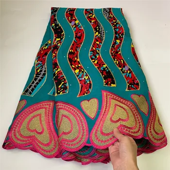 

5 Y Swiss lace fabric heavy beaded embroidery African lace fabrics 100% cotton fabric Swiss voile lace in Switzerland 7L091708