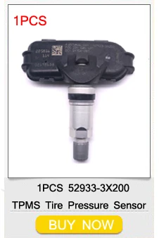 12 шт. датчик давления в шинах для 2010-2013 HYUNDAI ELANTRA 2011- KIA RIO TPMS сенсор 52933-3X200 529333X200