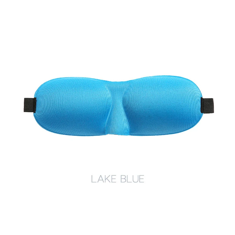 Обновленная 3D тени для век маска для сна для отдыха в путешествии, маска для сна, хорошее затенение, стерео повязка на глаза, повязка на глаза - Цвет: Lake Blue