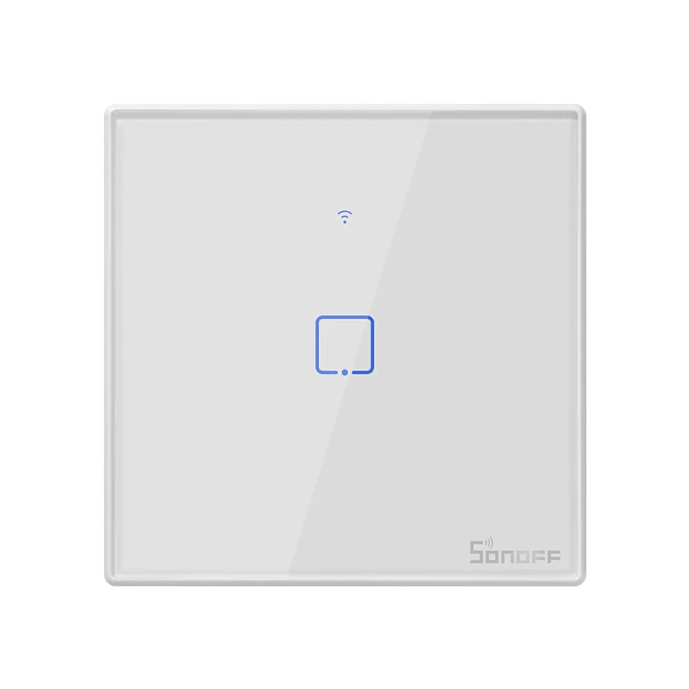 Интеллектуальный выключатель света Sonoff T2 1/2/3 интеллектуальная беспроводная(Wi-Fi) Беспроводной Панель сенсорный настенный выключатель Retome Ctrl