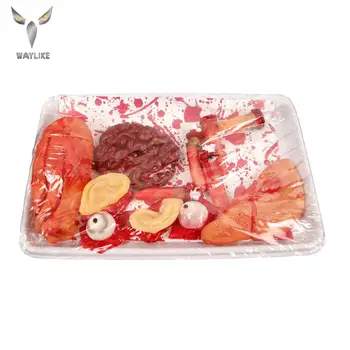 

Waylike Hand made Halloween Realistic Internal Body Organs Brain - Heart - Liver - Fingers - Eyes