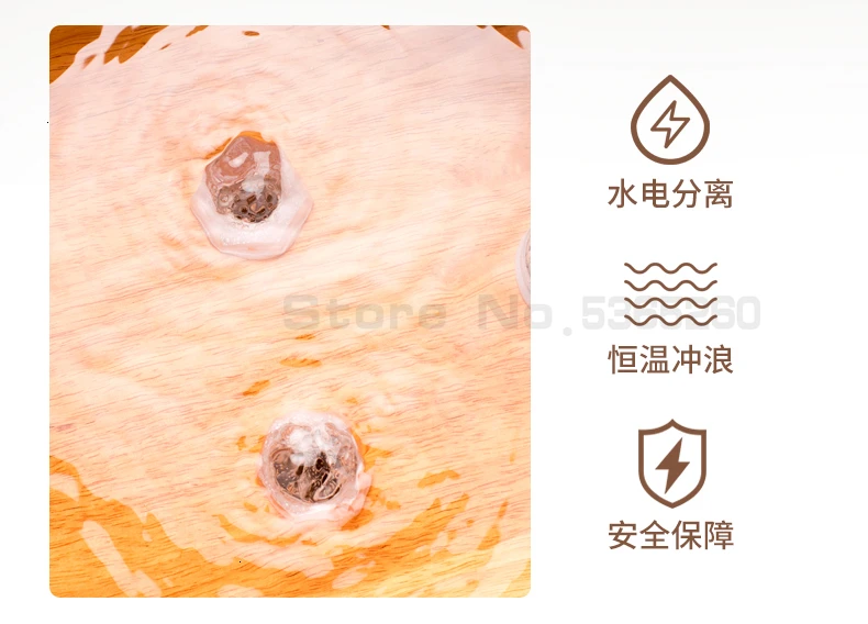 Cypress одно деревянное ведро для ног, автоматическое нагревание, постоянная температура, электрическое ведро для мытья ног