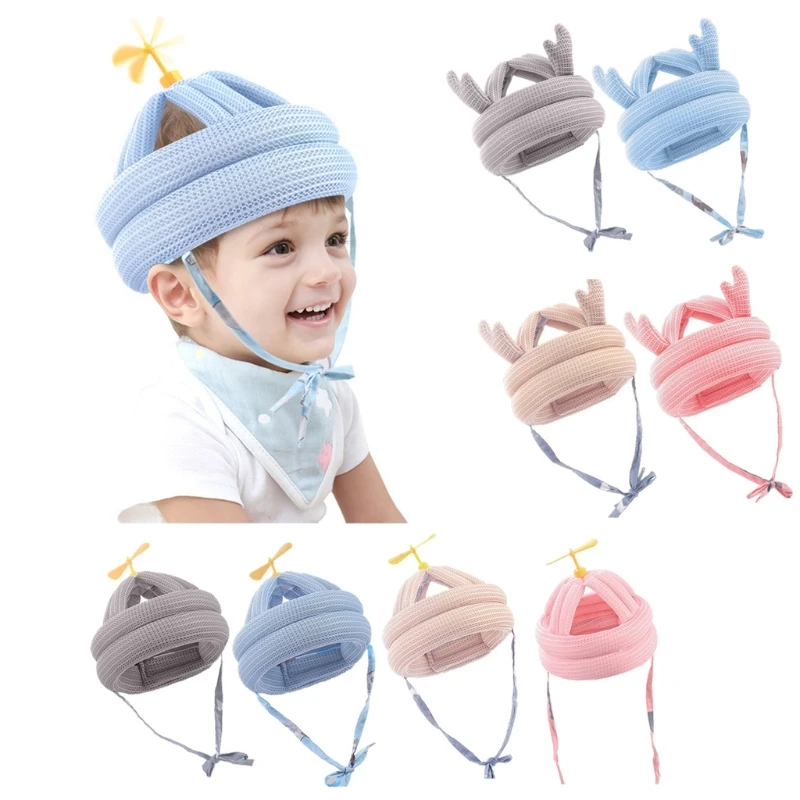 Baby Toddler Cap Anti-collision Protective Hat Safety Helmet Infant Soft Comfortable Head Protection Adjustable | Детская одежда и