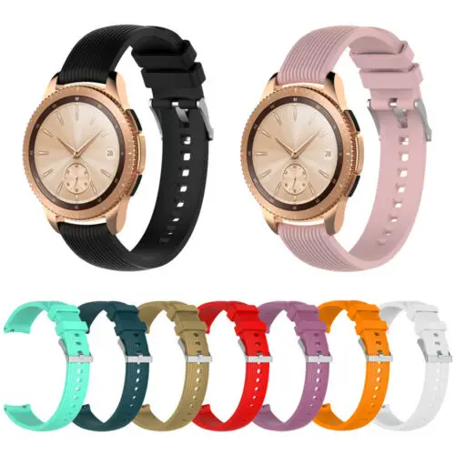 20MM Replacement Soft Silicone Band Strap Bracelet For Samsung Galaxy Watch SM-R810 42MM &amp Gear 2 Active Wrist Straps | Электроника