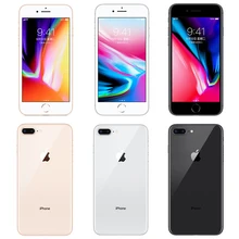 Б/у Apple iPhone 8 Plus 8 P Celulares 3 Гб 64 Гб Беспроводная зарядка гекса ядро NFC Iphone8plus Celular смартфон сотовый телефон