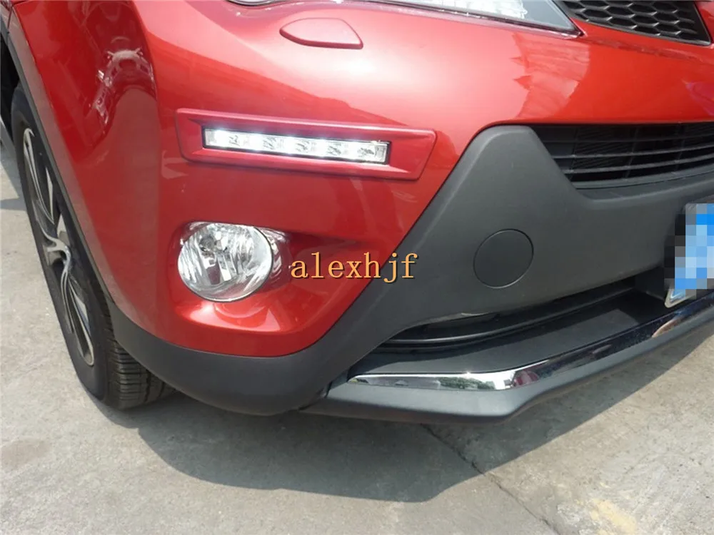 Светодиодные дневные ходовые огни July King DRL чехол для Toyota RAV4 2013 2015 красная