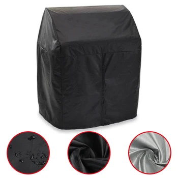 

For Carted VC400F BBQ Cover Outdoor Dust Waterproof Heavy Duty Grill Cover Protective Outdoor Barbecue Cover bbq Grill Black