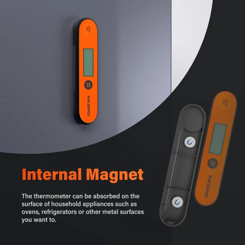 Koop Inkbird Digital Instant Lezen Vlees Thermometer, IHT 1P Waterdichte Oplaadbare Thermometer met Achtergrondverlichting   Kalibratie