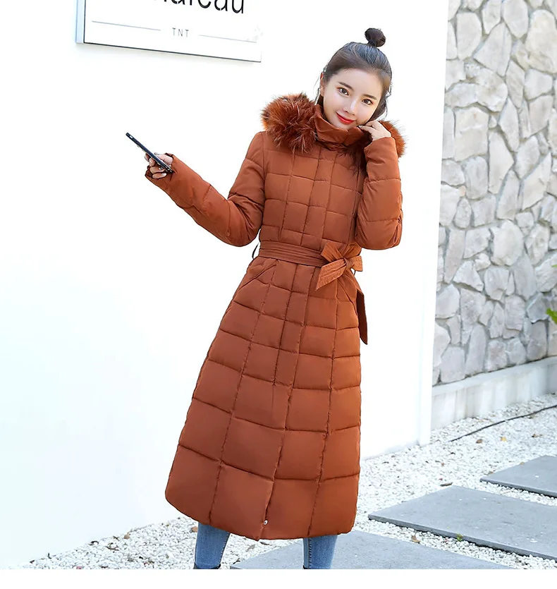 New Style Winter Coat Women's Thick Cotton-padded Jacket off Season Cotton Coat Winter Cotton-padded Clothes Long over-the