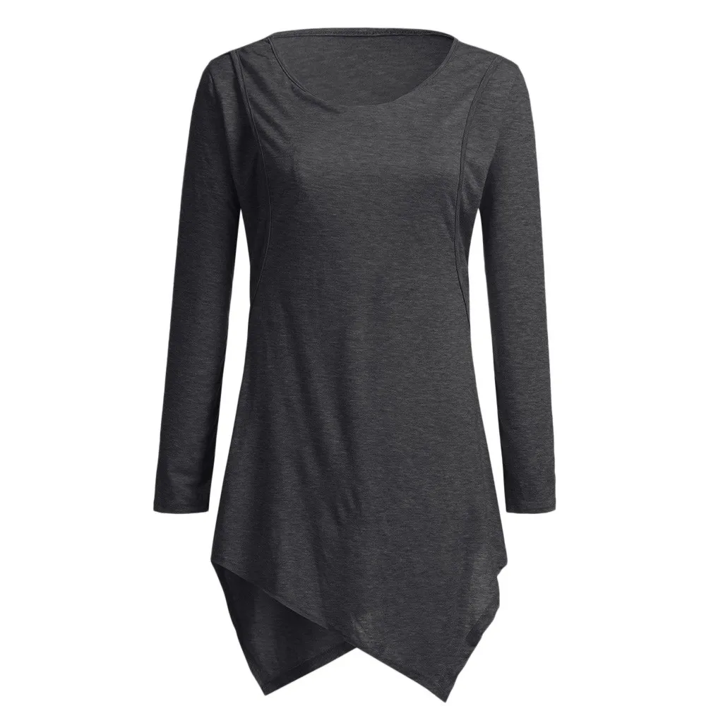 Новинка, женская одежда для мам и беременных, блуза, ropa de mujer, рубашка для беременных и кормящих мам, одежда для кормящих мам с длинным рукавом, Aug2
