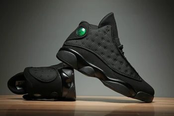 

Nike Air Jordan 13 Black Cat AJ13 3M Reflective Men Basketball Shoes Male Sports Shoes Outdoor Leisure Sneakers,Size 40-47