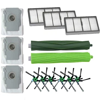 

Replenishment Kit Dust Bags Replace Filters Roller Brush for Roomba S9 Series (9150) S9+(9550) Side Brush