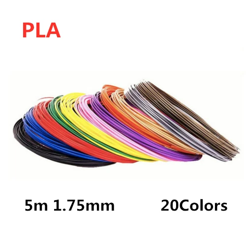 5m20c Только для России! YouSu PLA Высокое качество 1,75 мм 5 м/0,5 кг/1 кг PLA 3d ручка нить для 3d принтера нити для 3d принтера материалы для принтера - Цвет: 5m20c