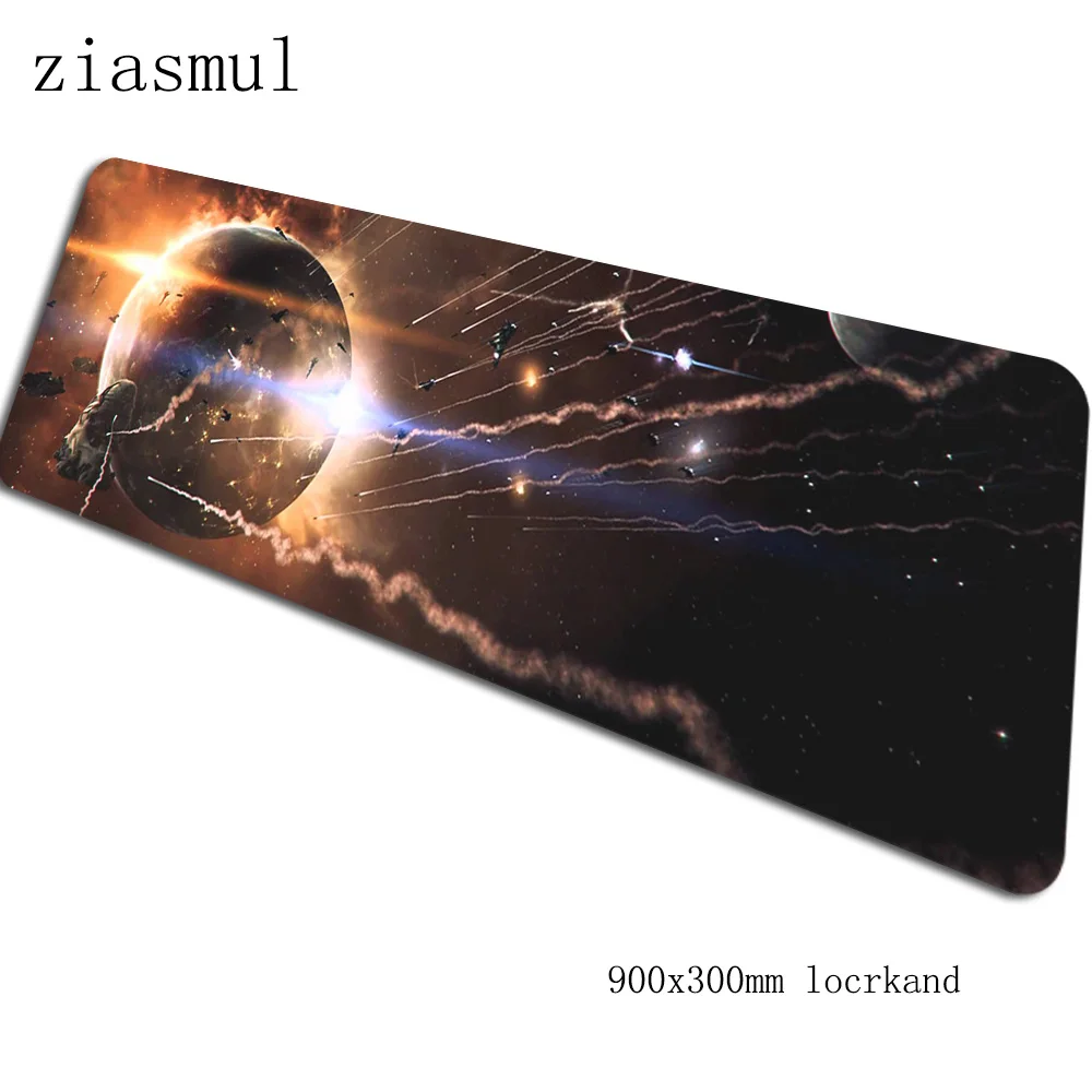 Игровой коврик для мыши eve online padmouse 900x300x3 мм, милый большой коврик для мыши, геймер, компьютерный стол, высококачественный коврик, notbook mousemate pc - Цвет: Size 900x300x3mm