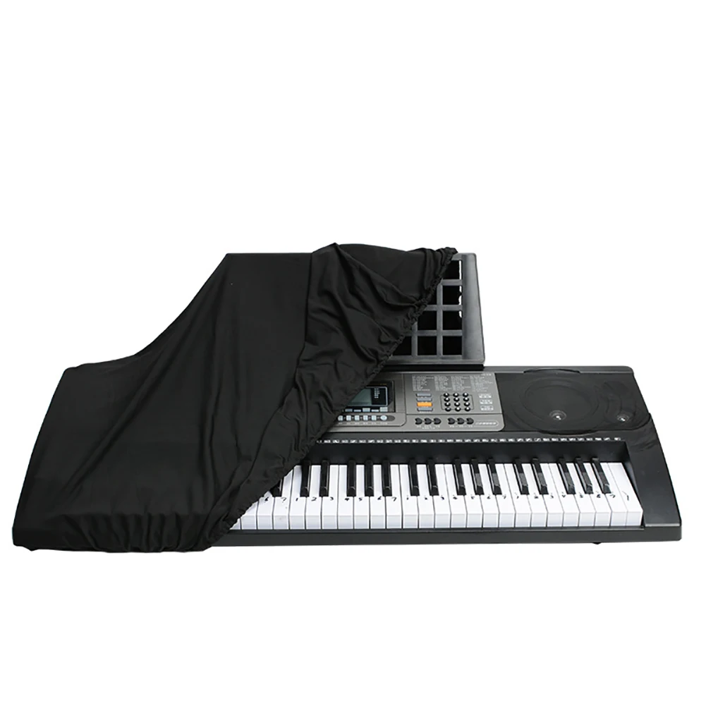 76-88 клавиш машинная стирка Пылезащитная легкая чистка развлечения устойчивый к царапинам с кулиской полиэфирная Крышка для фортепианной клавиатуры