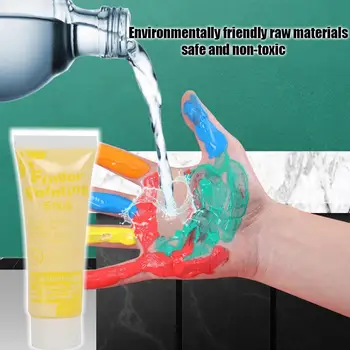 

12 colors 30ml washable graffiti paint DIY Finger Paintingchildren's toys art supplies educational T8Y3