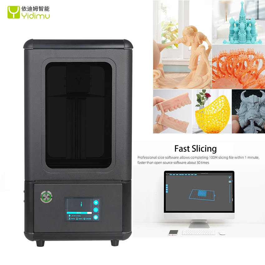 

New Design Professional Jewellery Cartoon LCD 3D Printer UV Curing Color Screen 3R Resin Printer