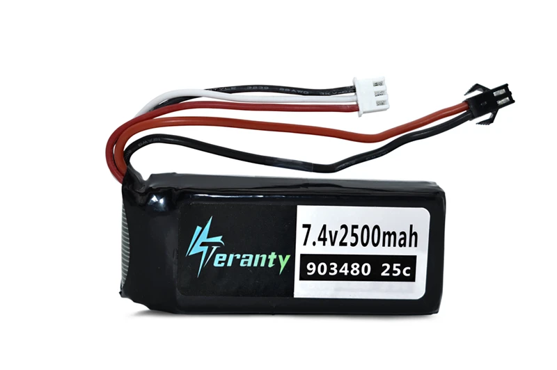 7,4 v 2500mAh Lipo батарея для Syma X8C X8W X8G X8 RC Квадрокоптер 12428 12423 автозапчасти 7,4 V 903480 игрушки аккумуляторная батарея