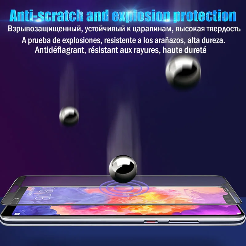 Полное покрытие, закаленное стекло для huawei P20 P30 Lite, Защита экрана для huawei mate 10 Lite 20 Pro P Smart, защитное стекло