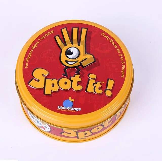 Заметьте это и dobble карточная игра настольная игра для Dobbles дети пятна карты он идет Кемпинг Металлическая жестяная коробка игрушки