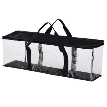 

Large Capacity PVC Storage Bag CD Book Transparent Storage Hand Bag Household Storage Collection Tools