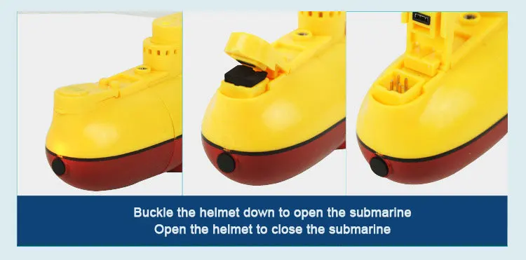 Шестиканальный мини Радиоуправляемый модель подводных лодок подводный Электрический пульт дистанционного управления корабль ребенок играть в воде забавные Рыбки Аквариум игрушка