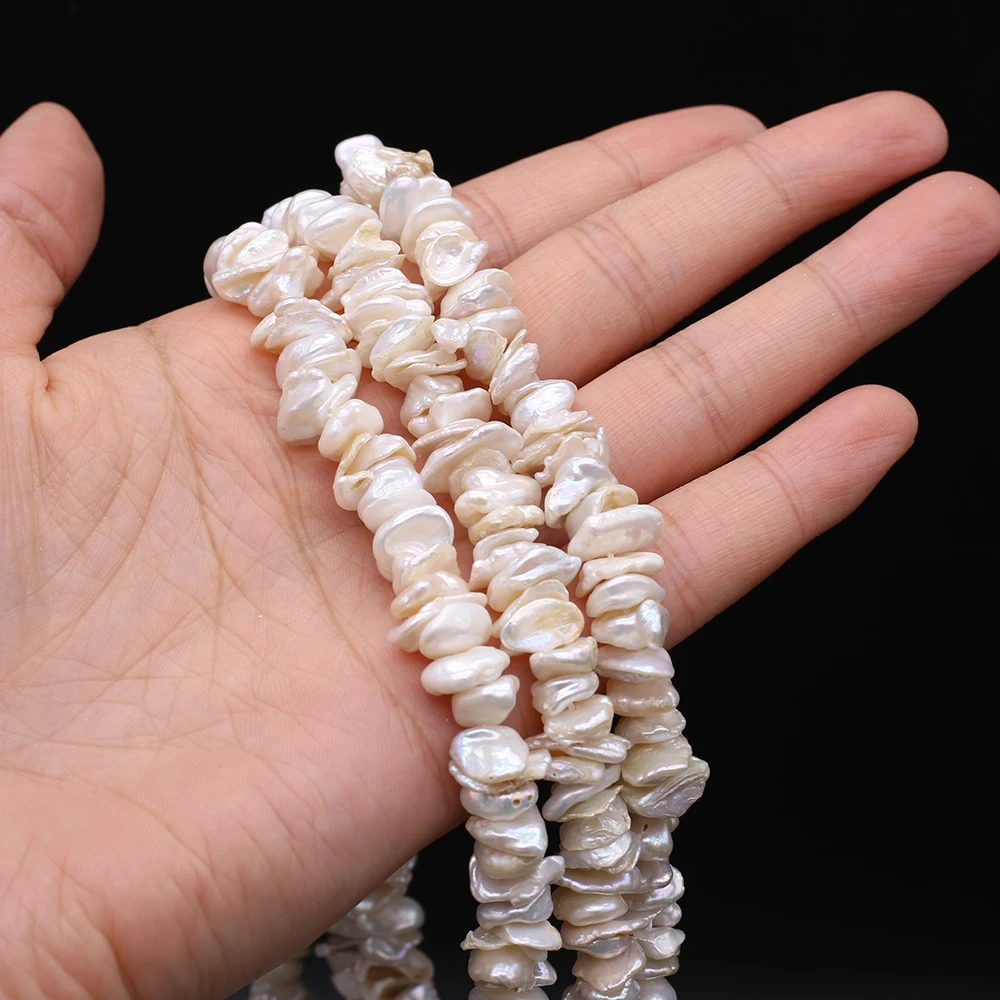 

Top Quality Natural Layered Pearls Beads 10-11mm Freshwater Pearl Loose Spacer Beads for Jewelry Making DIY Necklace Bracelet
