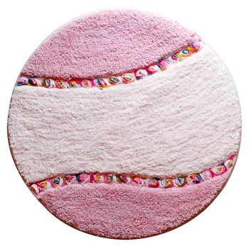 

1 PCS Round Carpet Computer Table Swivel Chair Mat Dressing Table Stool Mat Study Floor Protection Mat Machine Washable