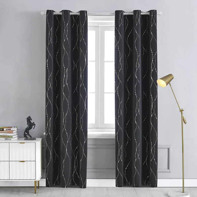 

Backout Curtain For Bedroom Roller Blinds On The Window Curtains For Living Room Luxury Comfortable Modern Home Decoration