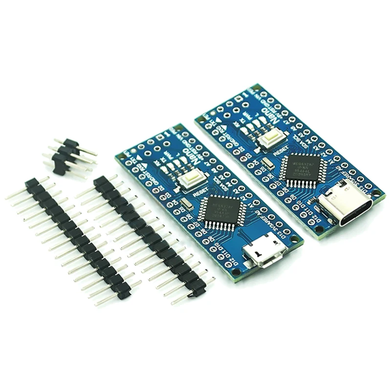 Scheda Controller Type-C/Micro Usb Ch340 Nano 3.0 Atmega328P Compatibile Per Arduino Nano Ch340 Driver Usb Nano V3.0 Atmega328