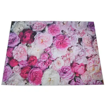 

5x7ft Photography Backdrop Flower wall Pink White Valentine's Day baby shower children background photo studio photocall