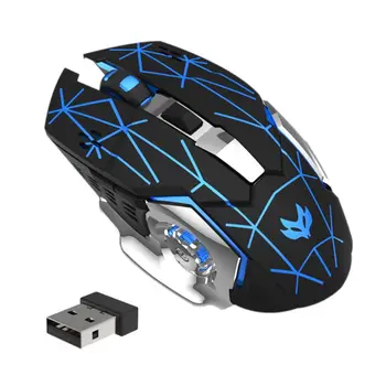 

2.4Ghz Wireless Gaming Mouse 2400 Adjustable DPI Charging Mute Optical Mice for Pc Laptop
