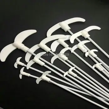 

1PCS PTFE 250mm to 350mm foldable stirring paddle Teflon stirring potstick rods for school lab experiment