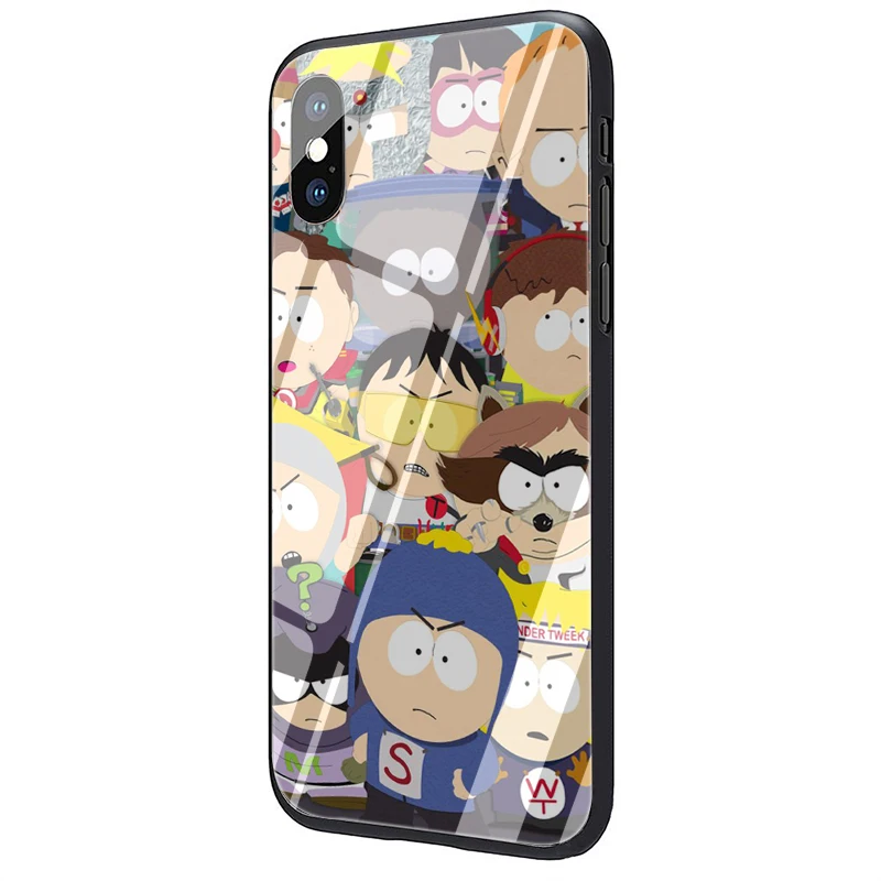 G11 EWAU аниме Southpark чехол из закаленного стекла для телефона для iphone 5 5s SE 6 6s 7 8 plus X XR XS 11 Pro Max - Цвет: G11