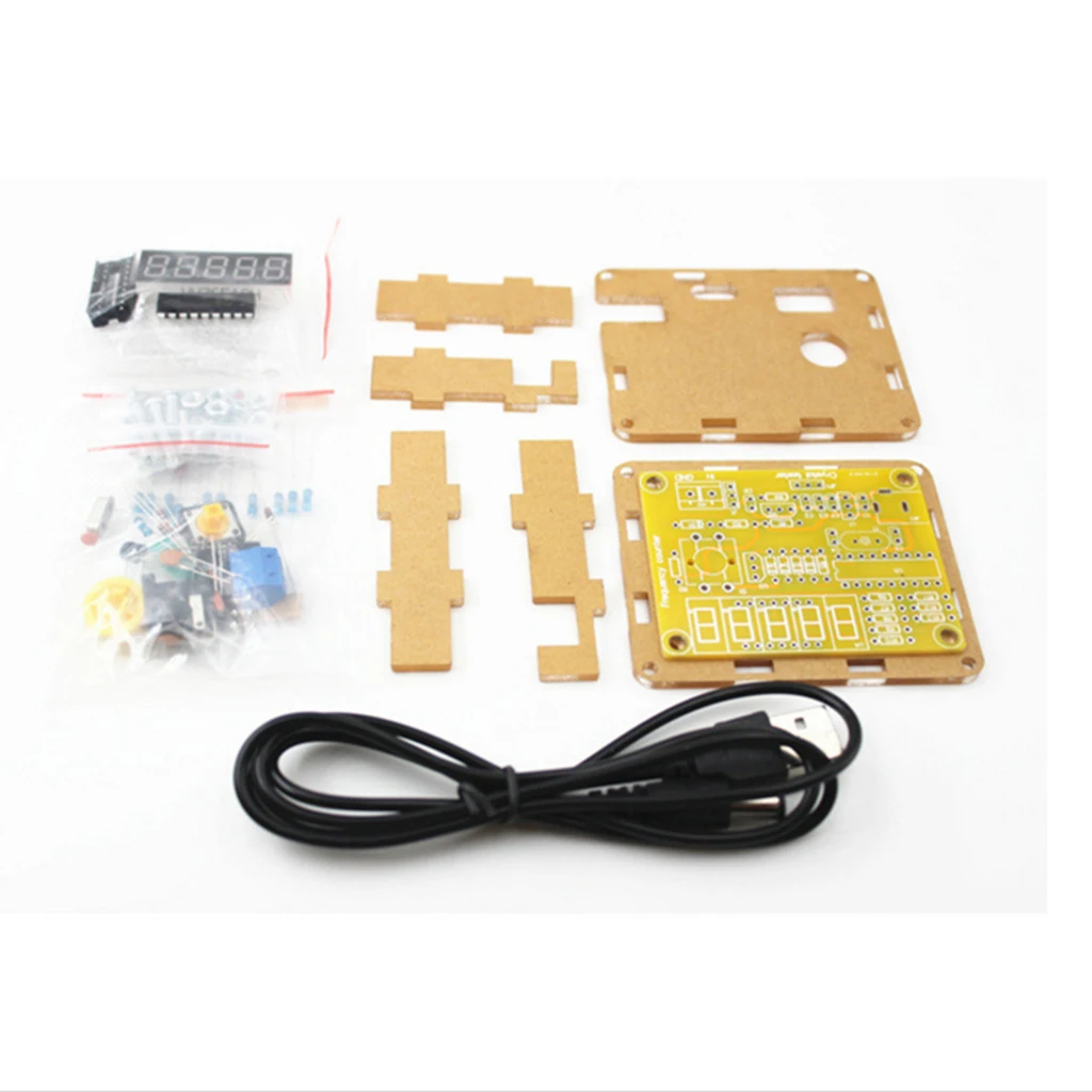 1Hz-50MHz Crystal Oscillator Frequency Tester Meter Counter DIY Kit With Universal USB Interface