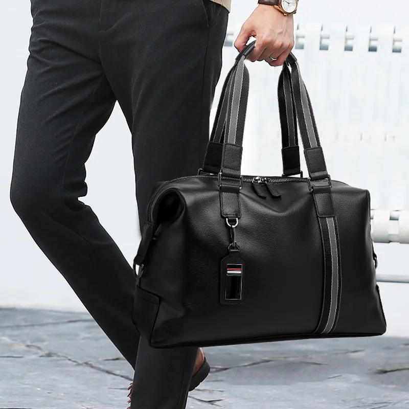 Large Men Handbags High Quality Genuine Leather Men's Crossbody Bags Bolsa Masculina Male Shoulder Bags Travel Handbag Tote Men